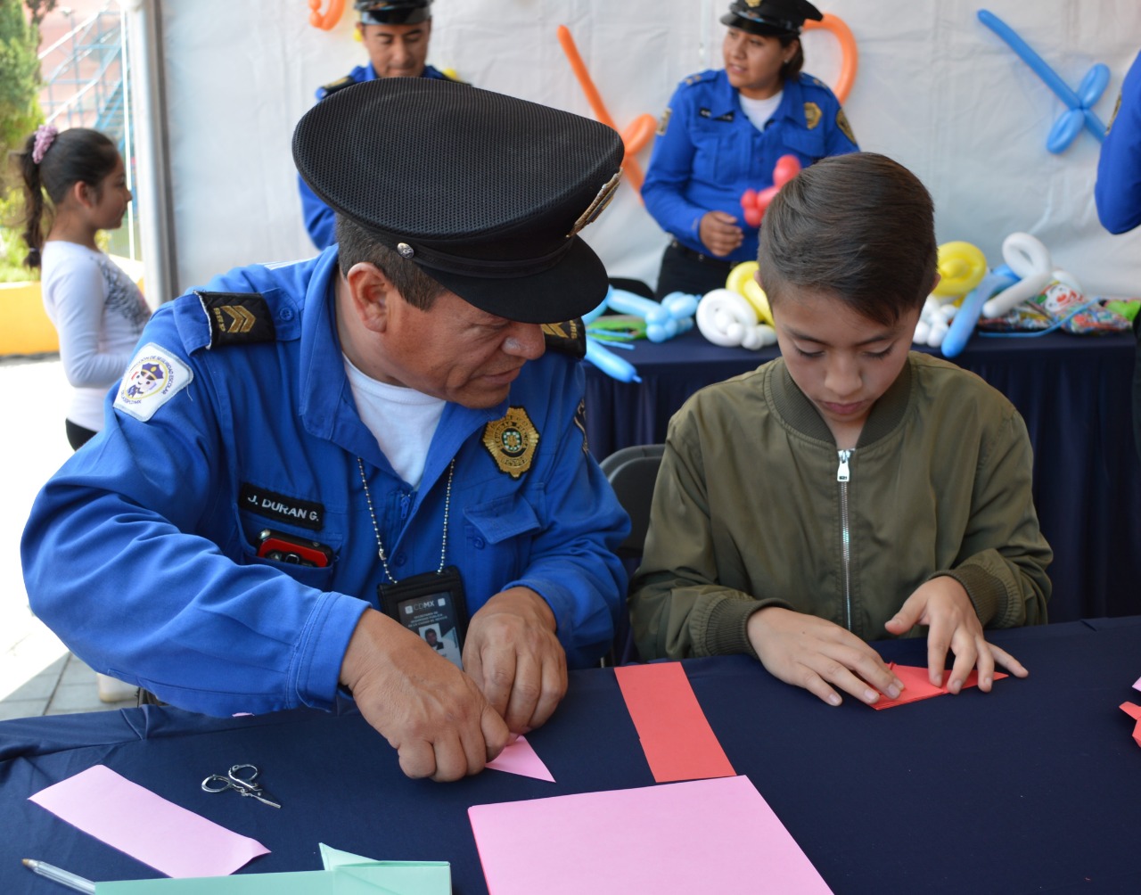 SSC festeja el Día del niño a hijos de Policías en la Feria de Chapultepec