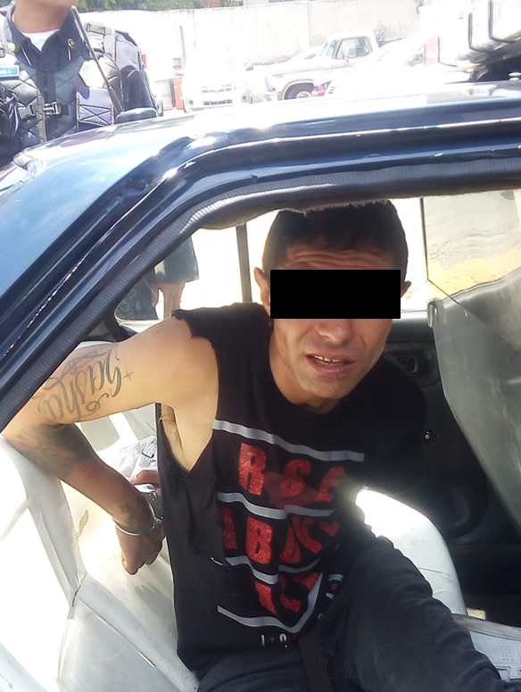 SSC arresta a una persona implicada con un presunto robo de objetos en el interior de vehículo
