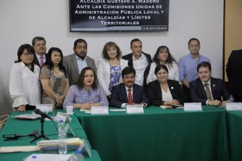 El Alcalde Francisco Chíguil comparece ante las Comisiones Unidas