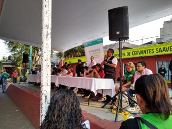 Asisten Policías de la SSC a reunión de Participación Ciudadana en Tláhuac