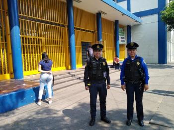 SSC realiza pláticas y acciones de seguridad en diferentes planteles escolares