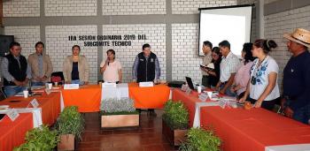 Realizan la primera sesión del Subcomité de Prevención y Combate de Incendios Forestales