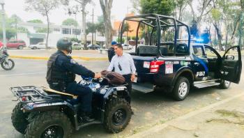 GAM y el IPN ejecutan operativo de seguridad en Zacatenco