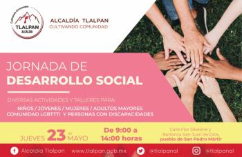 Tlalpan realizará Jornada de Desarrollo Social