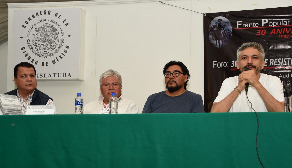 Diputados reconocen la lucha organizada del Frente Popular Francisco Villa