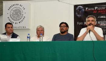 Diputados reconocen la lucha organizada del Frente Popular Francisco Villa
