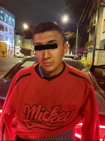 SSC detiene a un hombre involucrado con robo a dos Restaurantes y portación de arma de fuego en la Colonia Del Valle