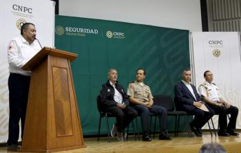 CONAGUA y CNPC continúan trabajando juntos frente a la temporada de ciclones tropicales y lluvias