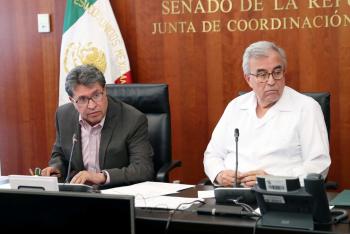 Informa Monreal que hasta este momento el Senado no tiene planes para suspender el proceso de ratificación del TMEC