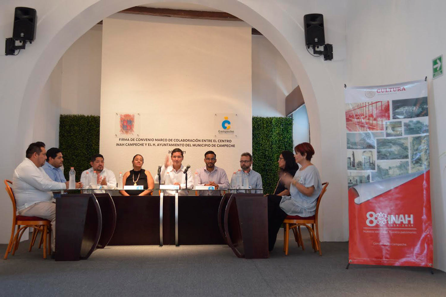 INAH y Ayuntamiento de Campeche firman convenio en favor del patrimonio cultural de esa ciudad