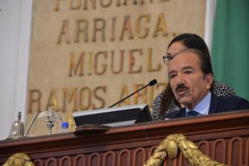 Sesión solemne para develar con letras de oro la leyenda Mártires del 10 de junio de 1971 en el muro del Congreso de la CDMX