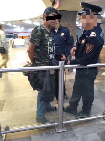 En Acciones diferentes Policías de la PBI de la SSC detienen a dos Hombres por presunto Abuso Sexual al interior del Metro