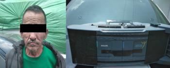 Policías de la PA de la SSC detienen a un Hombre por presunto robo a casa habitación en la Colonia Guerrero