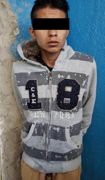 Policías de la SSC detienen a un posible responsable de Homicidio en la Colonia Morelos