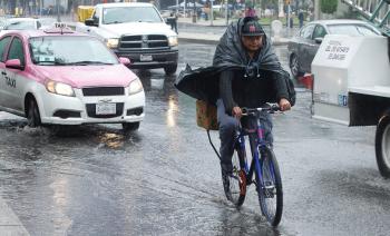 Lluvias fuertes al Sur y Poniente de la Ciudad