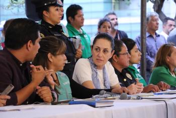 Encabeza Jefa de Gobierno Comisión Vecinal de Seguridad Ciudadana