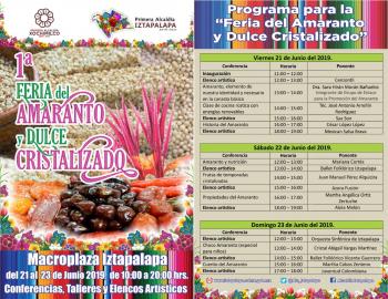 Realizará Iztapalapa la Primera Feria del Amaranto y Dulce Cristalizado en colaboración con Xochimilco y Milpa Alta