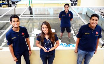 Obtiene la UNAM triunfo histórico en certamen Nacional de Ingeniería Civil en Estados Unidos