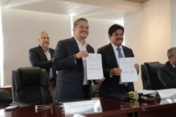 LA ALCALDÍA GUSTAVO A MADERO FIRMA CONVENIO CON LA AEFCM EN BENEFICIO DE ESCUELAS DE NIVEL BÁSICO 