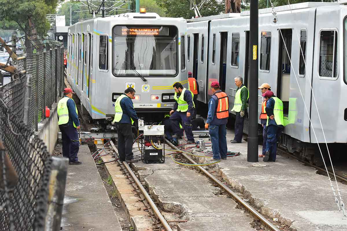 Operativo para el traslado de pasajeros por obra de mantenimiento del Tren Ligero