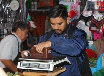 Revisan Básculas en Mercados de Xochimilco