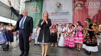 Es un proceso sin retorno, México se convertirá en potencia económica con dimensión social, afirma presidente López Obrador en el Zócalo