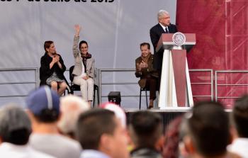 Asiste Jefa de Gobierno a informe de actividades del Presidente de México en el Zócalo