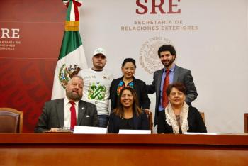 Inauguran INJUVE y SRE Programa de Vinculación para Hijos de Migrantes
