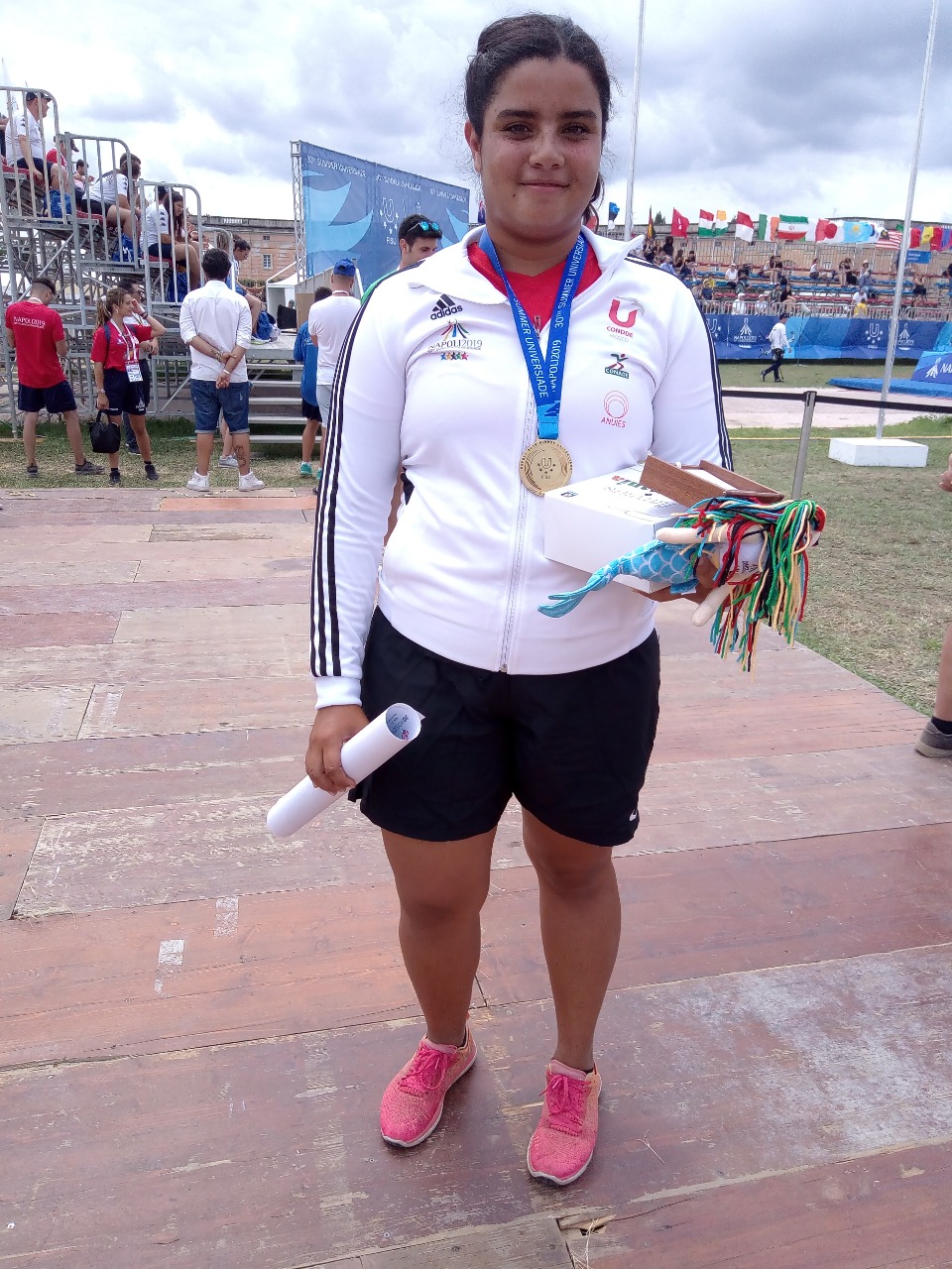Gana Andrea Maya histórica medalla para México en la Universiada Mundial