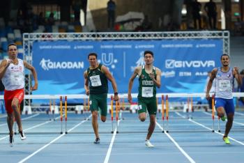 Rompe Arodi Vega récord mexicano en la Universiada Mundial 2019
