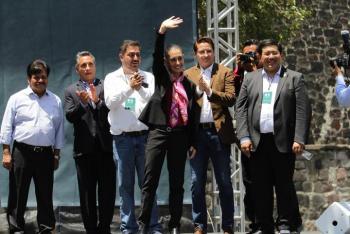 El alcalde Manuel Negrete Arias refrendó el compromiso de trabajar en conjunto con el Gobierno de la CDMX