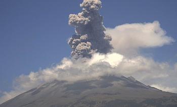 Emite SGIRPC recomendaciones por actividad del Volcán Popocatépetl