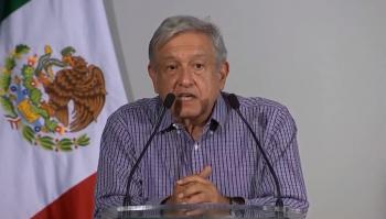 En Tuxpan, presidente López Obrador pide castigo a responsables de masacre en El Paso