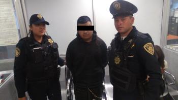 SSC arresta a una persona implicada con robo a transporte público en la Alcaldía Venustiano Carranza