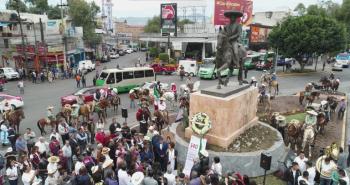 Tlalpan, Gobierno Federal y CDMX conmemoran 140 años del natalicio de Emiliano Zapata