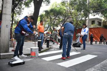 Hacen trabajo comunitario personas sancionadas en Juzgados Cívicos