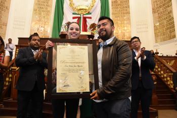 El Congreso CDMX reconoció con el Premio de la Juventud 2019 a Diez Jóvenes en diversas disciplinas