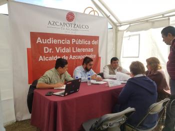 Audiencia Pública en la Ampliación San Pedro Xalpa II