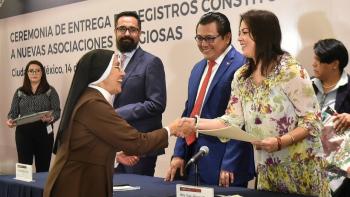 Entregan 108 Nuevos Registros Constitutivos a nuevas Asociaciones Religiosas