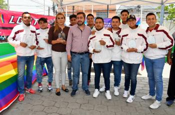 Reconocimiento a la Liga de Futbol LGBTTTI en Azcapotzalco