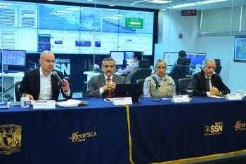Se reúnen en la UNAM expertos Sismólogos con autoridades Gubernamentales de Protección Civil