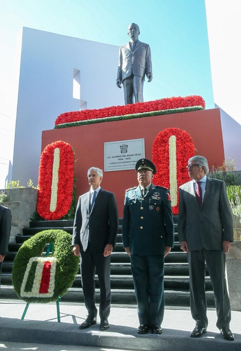 Conmemora Gobernador Alfredo Del Mazo Maza, CXV Aniversario del Natalicio de Don Alfredo Del Mazo Vélez, ex Gobernador mexiquense