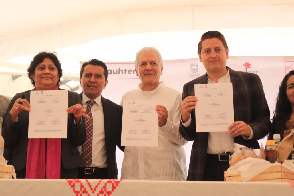 Firman convenio alcaldía Cuauhtémoc y municipio de Xalapa