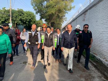 Interviene Gobierno de la CDMX con acciones preventivas en la Avenida Añil