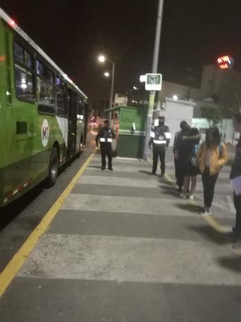 SSC despliega dispositivo Pasajero Seguro en inmediaciones del CETRAM la Raza