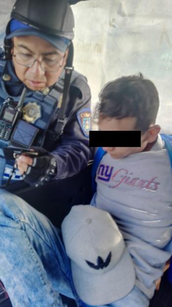 Elementos de la Policía Auxiliar de la SSC detuvieron a un hombre por presunto robo a transeúnte en la GAM