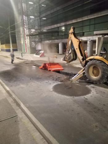 Policías de la SSC auxilian en fuga de gas en colonia Granjas México