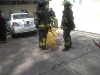 SSC coadyuvó en labores de emergencia ante derrame de un líquido tóxico en la Escuela Superior de Medicina del IPN