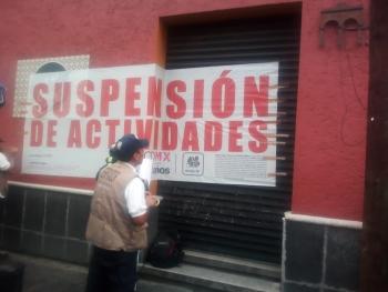 INVEA suspende actividades a 4 establecimientos en Coyoacán