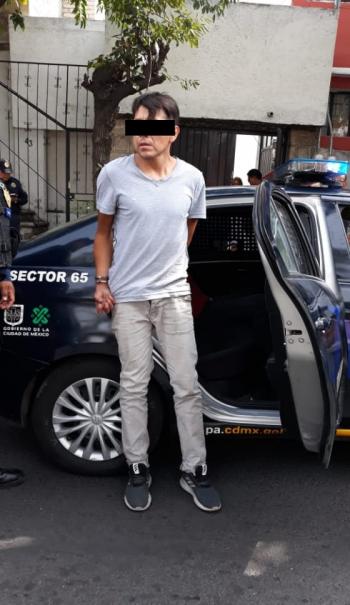 Policías de la PA de la SSC detiene a dos personas por presunto robo a casa habitación en Coyoacán